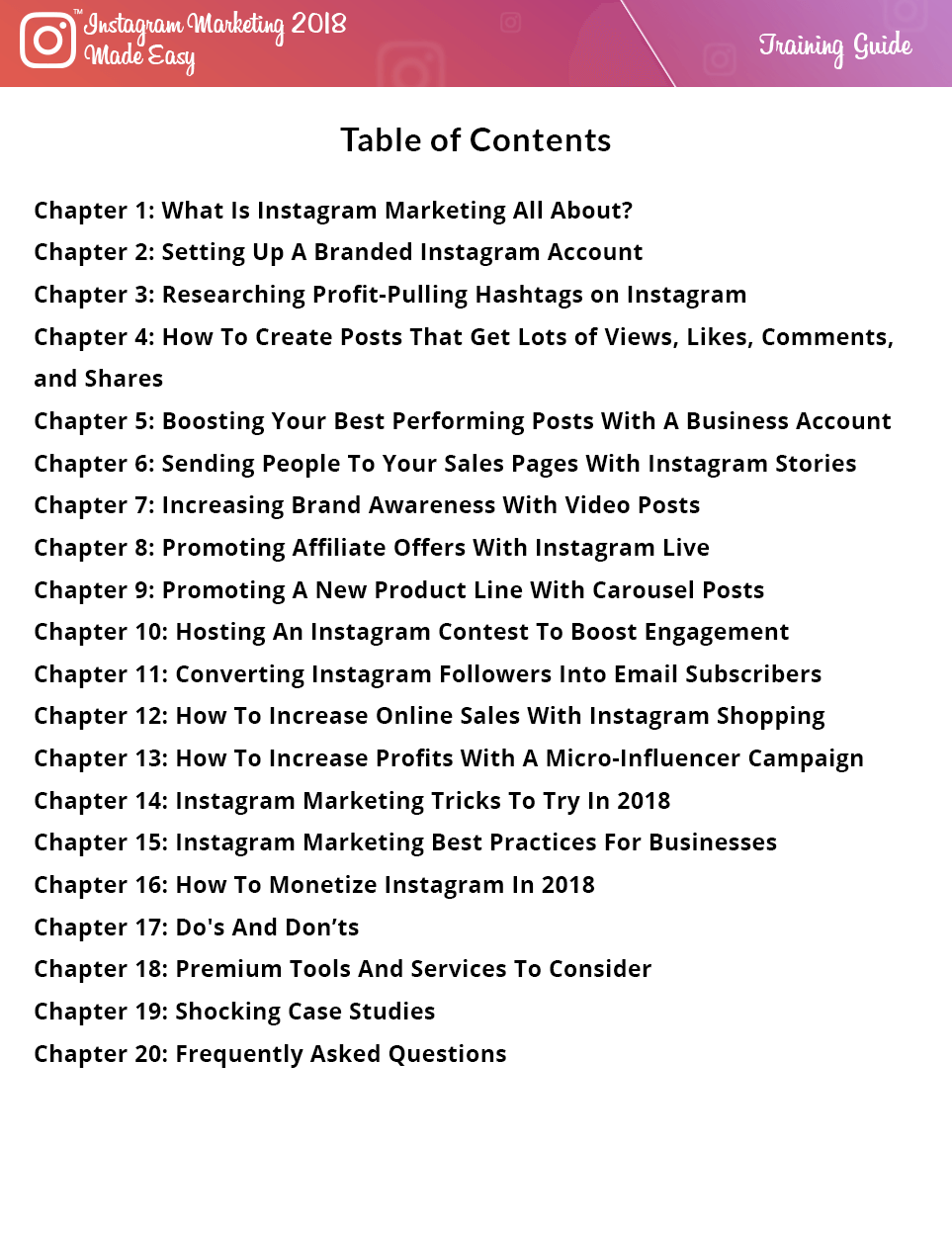 Instagram Marketing Success Kit 4